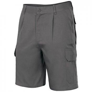 Velilla 344/C8/T48 Bermuda Multibolsillos, Gris, 48