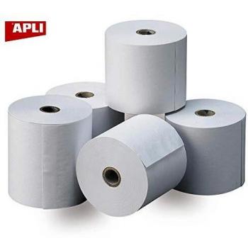 Rollo de papel térmico Apli Plus 80x80x12mm