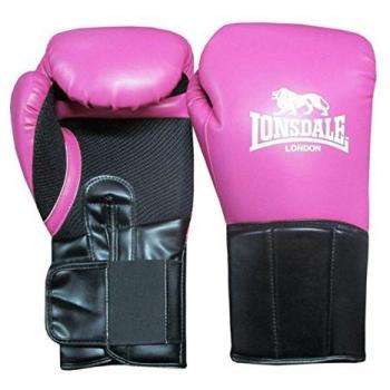 Lonsdale Mujer Performer Guantes de boxeo, todo el año, mujer, color Rosa/negro, tamaño 355 ml