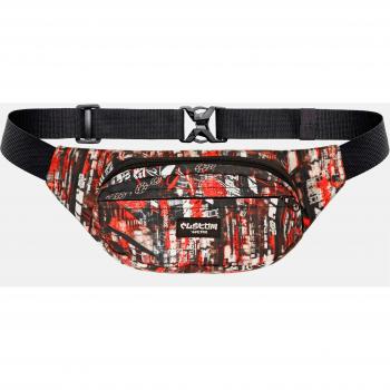 Custom Wear Triada Abstract Men's Banana Belt Bag 22x15x8 cm