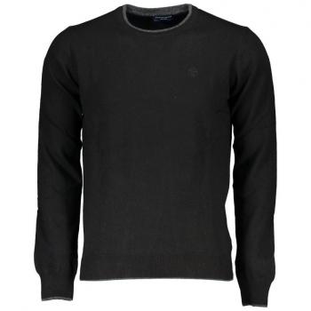 North Sails Black Round-neck Knit Sweater - Size S