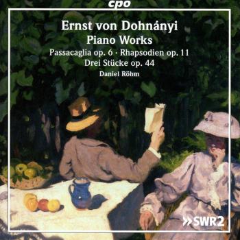 Ernö von Dohnányi : Oeuvres pour piano. Röhm.