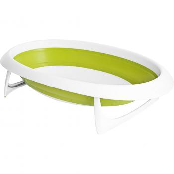 Boon Naked - Bañera plegable para bebé, color verde/blanco