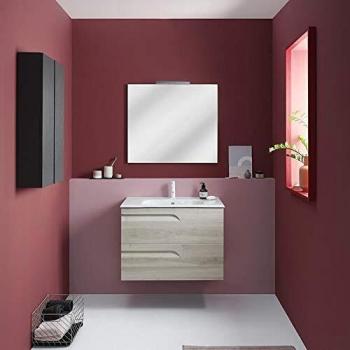 ROYO Vitale Conjunto Mueble 2 Cajones F-39 Cms Blanco Nature - Medida: 80 CMS