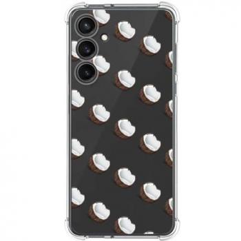 Funda Silicona Antigolpes para Samsung Galaxy S23 FE 5G con Diseño de Cocos