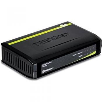 TRENDnet TEG-S5G - Switch Gigabit GREENnet de 5 puertos, negro