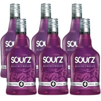 Licor Sourz de Grosella Negra 0,7 L - Bebida Espirituosa 15% Vol