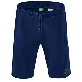 Pantalones Cortos de Sudadera Esenciales Erima para Hombre y Niños, Color Azul Marino