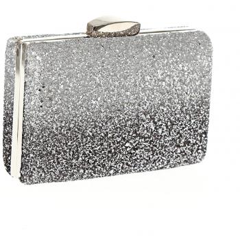 VENCA Bolso cadena metálica mujer by VencaStyle - 014940,PLATEADO/ROSADO,UNICA