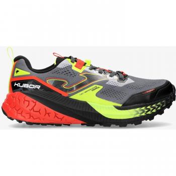 Zapatillas Trail TK.Kubor 23 Hombre Gris Negro Rojo