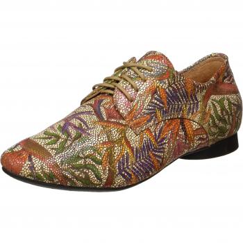 Think Guad, Zapatos de Cordones Derby para Mujer, Multicolor