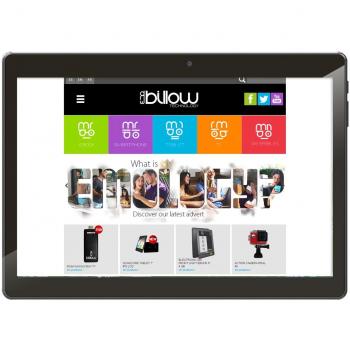 Tablet Billow X101PROB de 10.1 pulgadas, Quad Core 64-bit, con 1GB RAM y 16GB Memoria Interna, Android 7.0, Cámara de 8/5MP, WiFi AC, Bluetooth, GPS y Radio - Color Negro