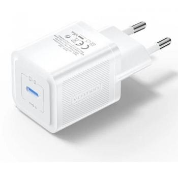 Cargador GaN de Pared Vention FEPW0-EU 20W con USB-C