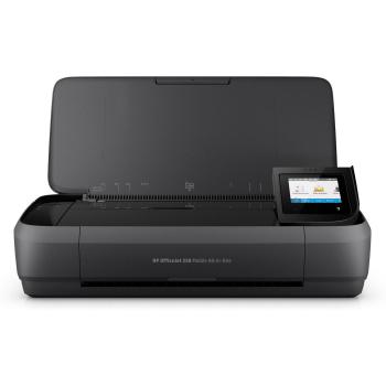 Impresora Todo en Uno Móvil HP OfficeJet 250 - Inyección Térmica, Impresión a Color, Copiado a Color, Escaneo a Color, Capacidad de 500 Páginas por Mes