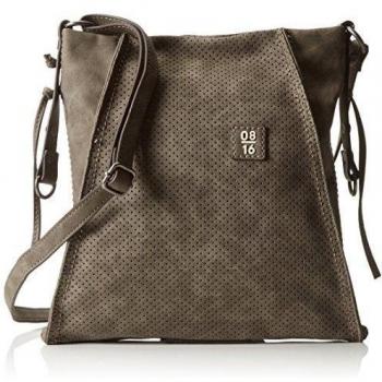 UnbekanntRotterdam LEEN Shoulderbag V,M - bolsa de medio lado Mujer
, color Beige, talla 30x30x1 cm