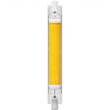 Bombilla LED R7s 9W 3000K no regulable de vidrio transparente