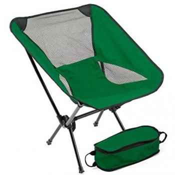 Silla de Camping Plegable Ultraligera con Bolsa de Transporte - Varios Colores - Ideal para Acampada y Pesca