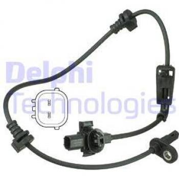 Sensor ABS DELPHI SS20584, tipo: Sensor de revoluciones de la rueda, características: Fabricante Delphi, diseñado para sistemas de frenos antibloqueo (ABS), compatible con una variedad de vehículos, proporciona información precisa sobre la