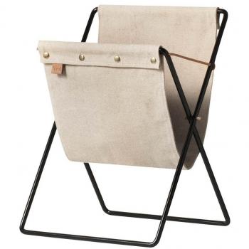 Ferm living hermann magazine stand black