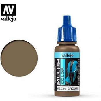 Pintura Acrílica Vallejo Mecha Color Marrón 17mL