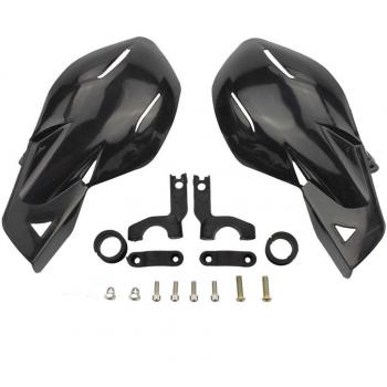 GOOFIT reemplazo paramanos Moto 22mm Protector Manillar Motocross Aluminio Universal reemplazo para Pit Bike OffRoad Scooter ATV Quad Pocket Bike Ciclomotor Negro