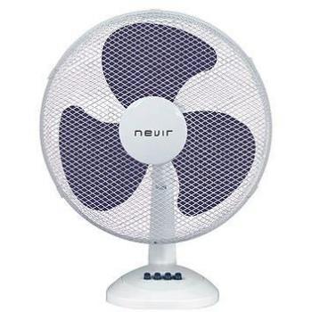 Nevir NVR-VM40-BA - Ventilador de aire de sobremesa, 44 W, 40 cm, aspas de color azul