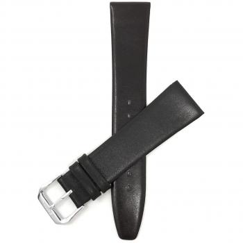8mm Correa reloj de cuero auténtico, Marrón, también disponible en negro