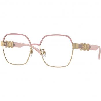 Versace VE1291D Asian Fit 1501 Women’s Eyeglasses Gold Size 56 (Frame Only) - Blue Light Block Available