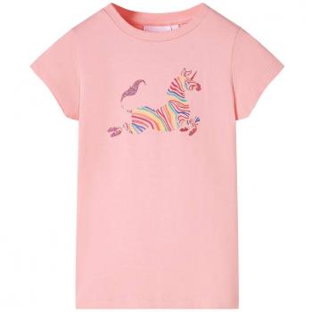 Camiseta infantil rosa 140