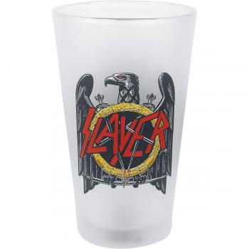 Slayer Eagle Logo Vaso de Cerveza Blanco