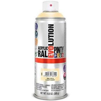 Pintura spray Acrílica Brillo PINTYPLUS EVOLUTION 520cc Crema Ral 1015