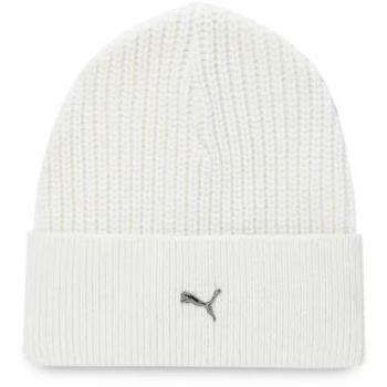 Gorro Puma Metal Cat Unisex con diseño de Gato, color blanco, estilo beanie, ideal para hombre