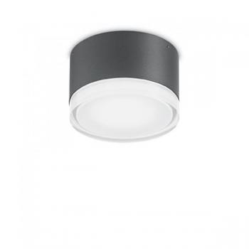 Plafón URANO Antracita 1 bombilla, tipo de producto: plafón de techo, características: color antracita, diseño moderno, 1 luz, instalación a ras de suelo