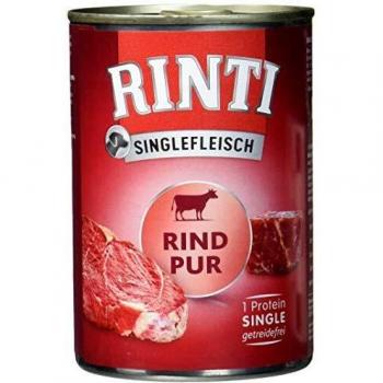Pack Ahorro: Rinti Singlefleisch 24 x 400 g - Vacuno puro