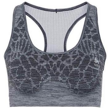Odlo - Sujetador Deportivo para Mujer, Mujer, 130381, Azul Marino - Olo Gris Plateado, Extra-Small