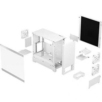 Fractal Design Pop Silent TG Clear Tint Tempered Glass USB 3.2 White Case