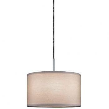 Pantalla Textil Paulmann Tessa Beige Ø 25,5 cm Máx 50W