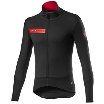 Chaqueta Castelli Beta RoS Ciclismo Ligera Negra Roja - XXL
