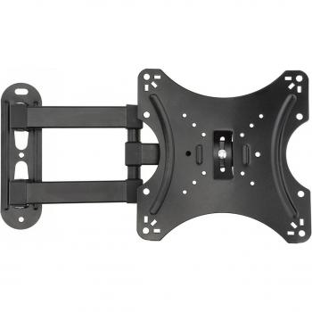 Soporte de Montaje en Pared para TV Universal Ajustable 18KG con Inclinación de 15 Grados para Pantallas LCD LED de 14-42 Pulgadas