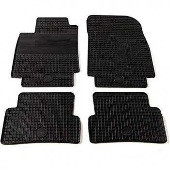 vidaXL Set Alfombrillas Coche Goma 4 Pzas Renault Clio Modus Captur Esterillas