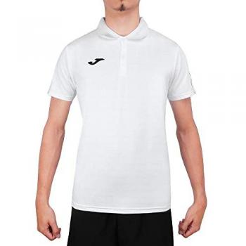 Polo de pádel Joma Torneo Manga Corta Hombre Blanco
