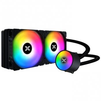 Kit de refrigeración líquida Xigmatek Liquid Killer X 240 con 2 ventiladores ARGB de 120mm y compatibilidad con LGA1700 - AM4