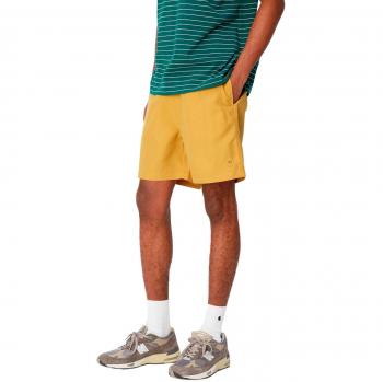 Carhartt WIP Men's Chase Swim Trunks - Sunray - Size S, Beachwear, Yellow