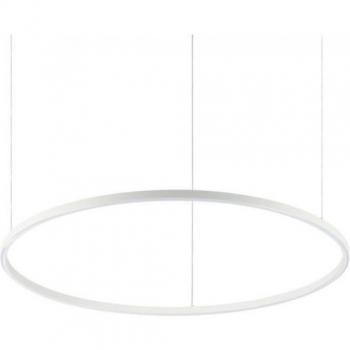 Suspensión LED integrada Oracle White aluminio 1 bombilla 9cm, Oracle Modern Suspensión Aluminio-Plástico Blanco Led 55W 3000K D90Cm