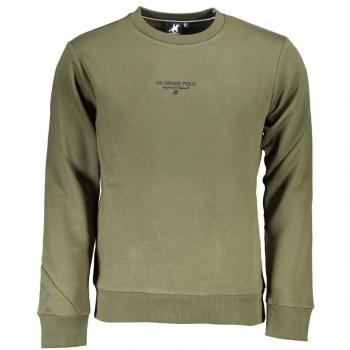 U.S. Polo Assn. Men's Vintage Green Crew Neck Fleece Sweatshirt - XXL