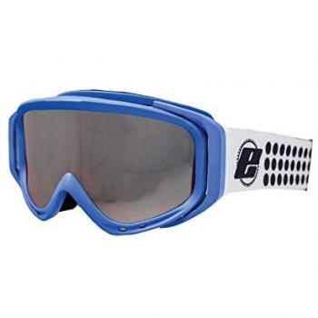 Máscara de esquí Eassun Robin azul mate con lente plata infantil
