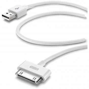 Cellular Line Dock Cable - Cable De Carga Y Sincronización Usb Para Iphone/Ipod/Ipad