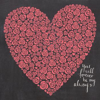Xo Spot Varnish Cardstock 12X12-My Heart