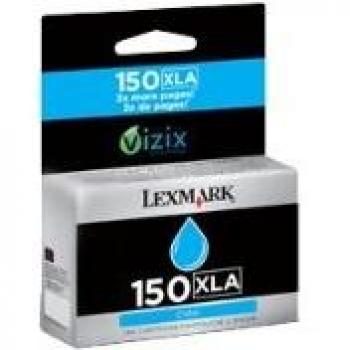 Cartucho de Tinta Original Lexmark 150XLA / 14N1642, Cian de Alto Rendimiento