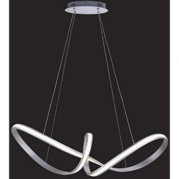 Lámpara Colgante LED Melinda 38W Dimmable Gris Acero
